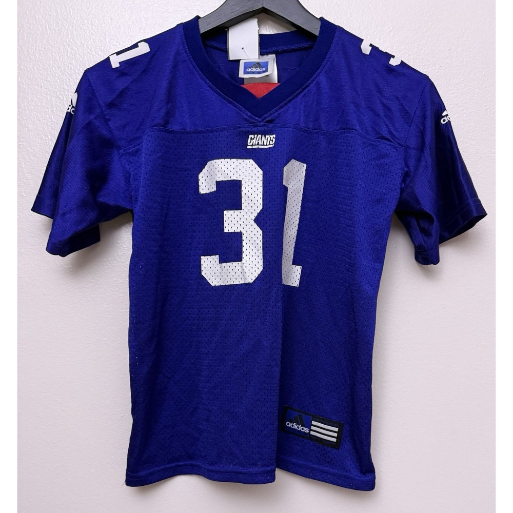 VINTAGE Adidas Jason Sehorn New York Giants Football Jersey Youth 7‎ Kid Boys